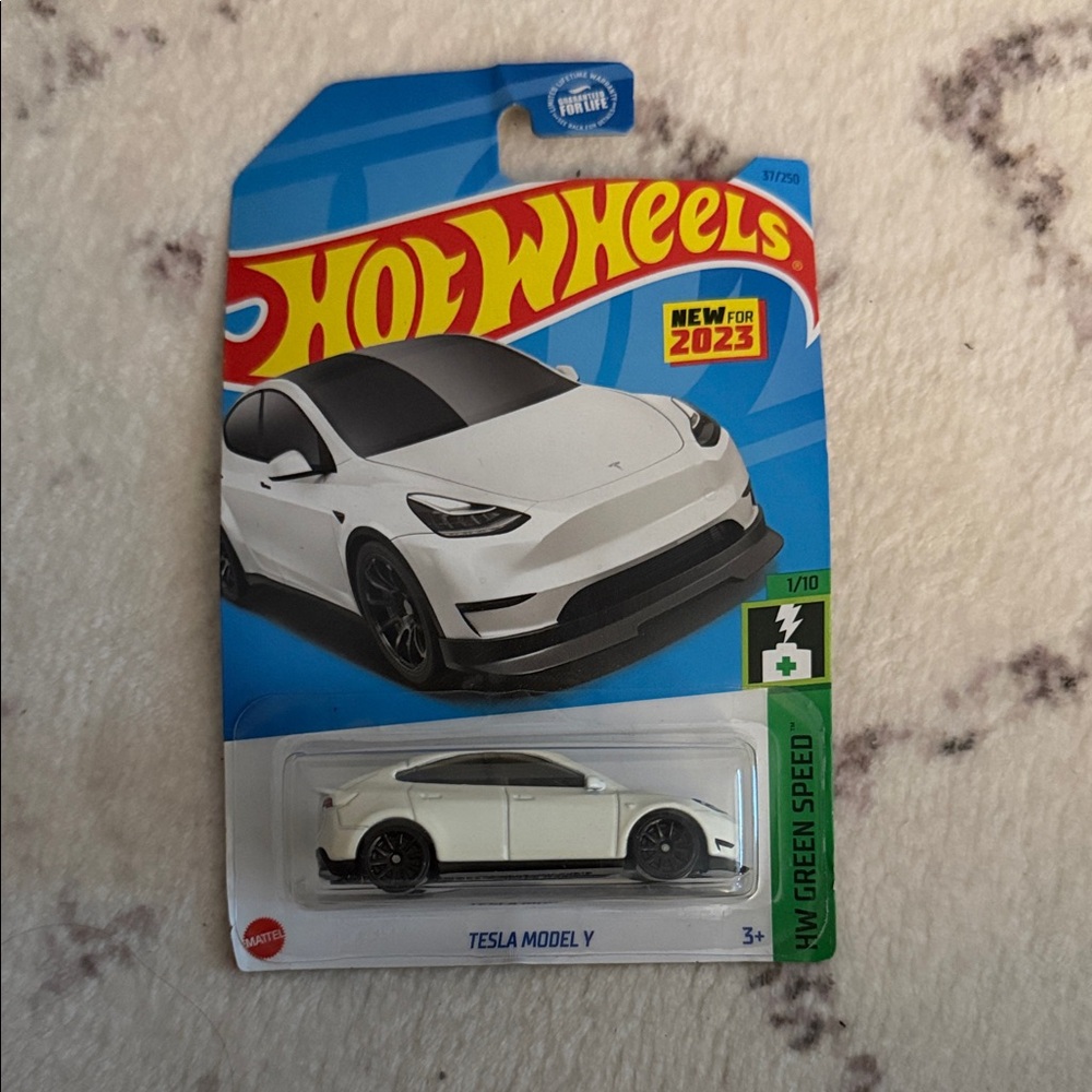 Mattel HW Green Speed Tesla Model Y